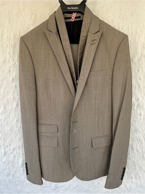 The Kooples Beige/Taupe Single-Breasted Suit